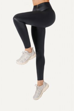 Alternative view of Legging Cuero Noir